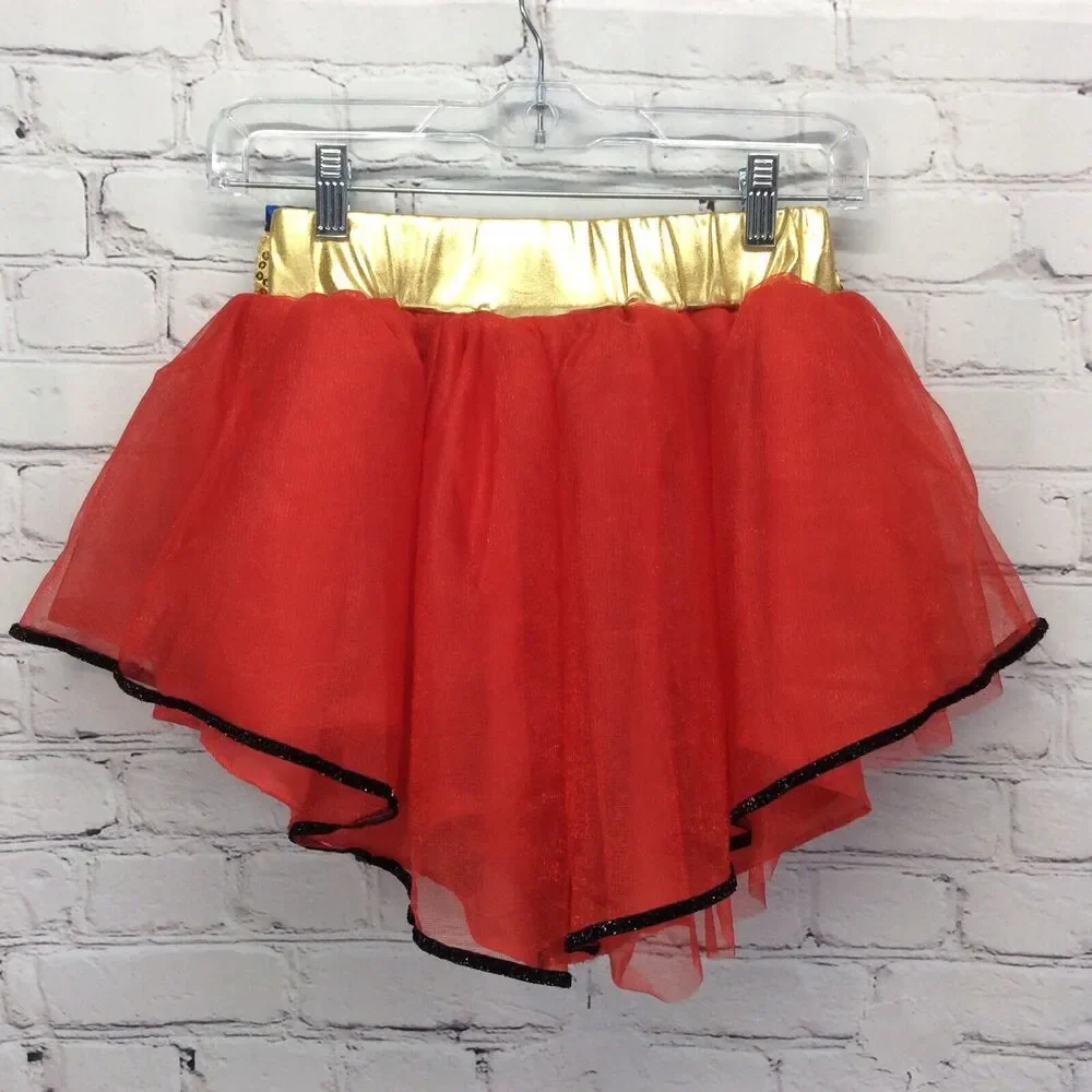 DC Comics Supergirl Skirt/Tutu Girls Size 8-10 Ages 6+ Costume Cosplay Halloween